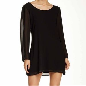 NWT Black Lattice-Back Dress